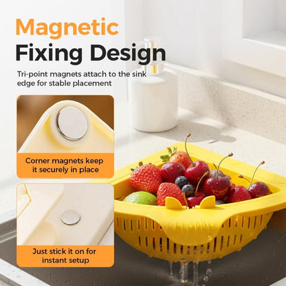 Magnetic Sink Corner Strainer