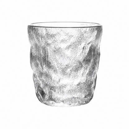 Glacier Textured Glass Cup