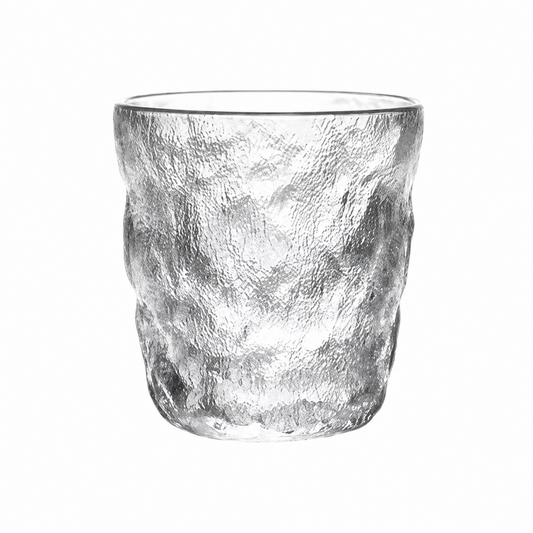 Glacier Textured Glass Cup