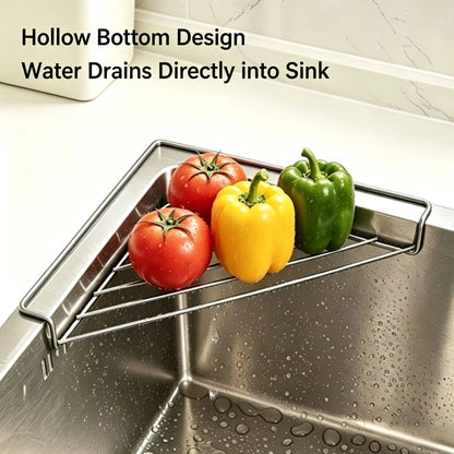🔥Last Day BUY 1 GET 1 FREE🔥 Corner Sink Draining Shelf with Open Wire Rack Design
