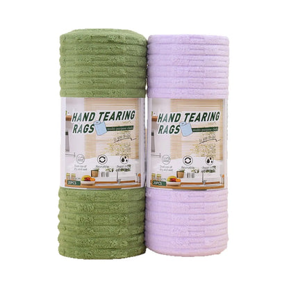20 PCS Tearable Antibacterial Cleaning Cloths, 10A-Grade Reusable Wet/Dry Lint-Free Rags, Streak-Free Scrubbing Towels for Kitchen, Car, Glass & Electronics (10″x10″)