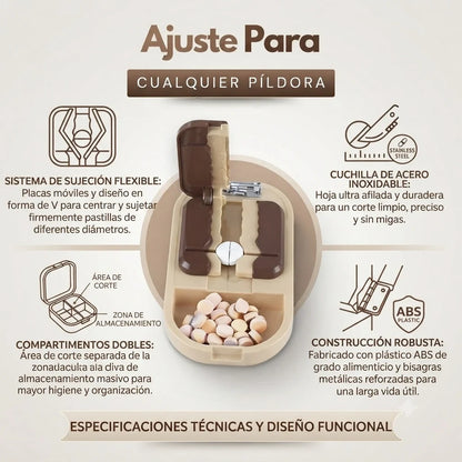 Organizador y picador de pastillas💊