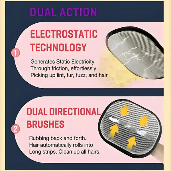 ✨Last Day 50% OFF - Pet hair remover Electrostatic gloves