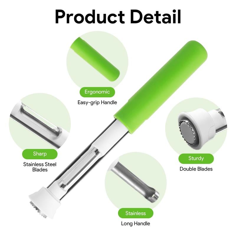 🔥Last Day BUY 1 GET 1 FREE🔥2-in-1 Apple Corer & Peeler 🍎🔪 , Must-Have Kitchen Gadget ✨
