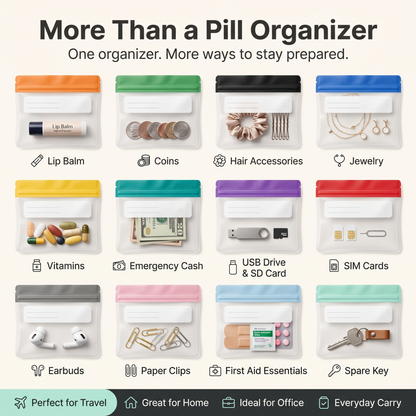 ✨Smart Weekly Organizer，Jewelry Organizer Bag，The Perfect Gift for Family and Friends