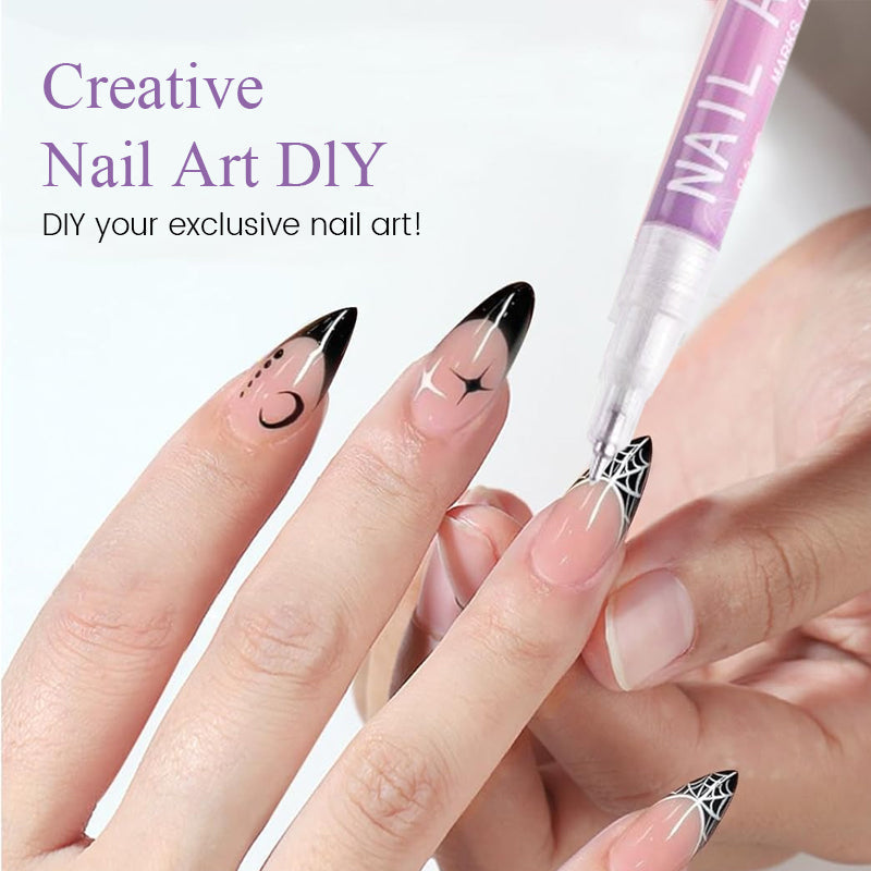 🎁The Best Christmas present For Kids -50% OFF⏳🎨12 Colors Nail Art Pens Set