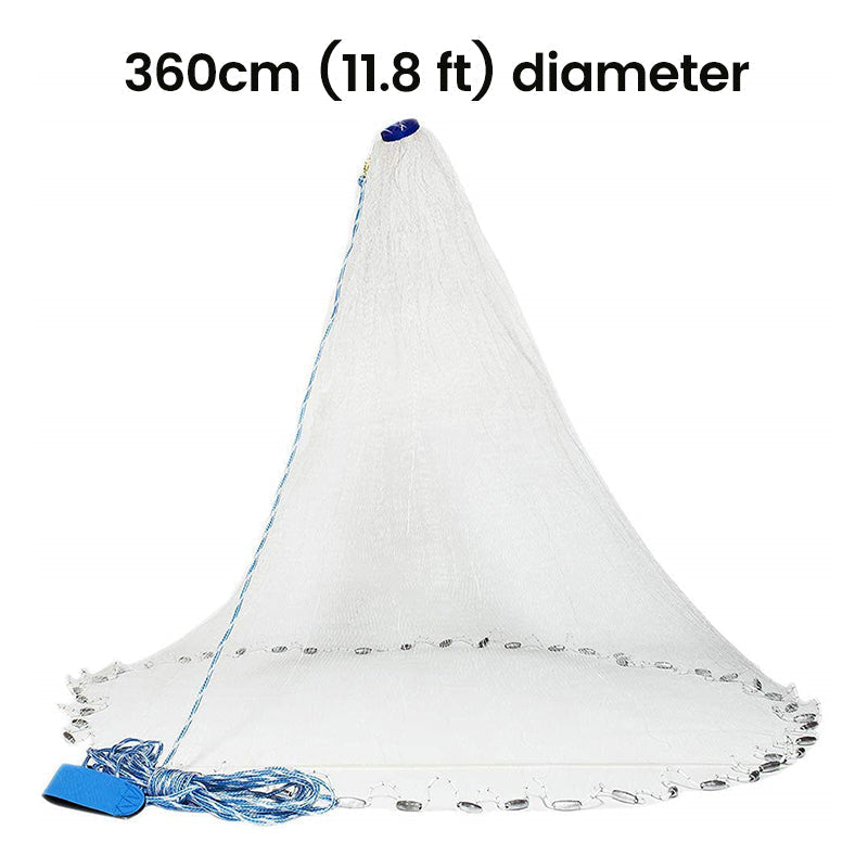 360cm (11.8 ft) diameter